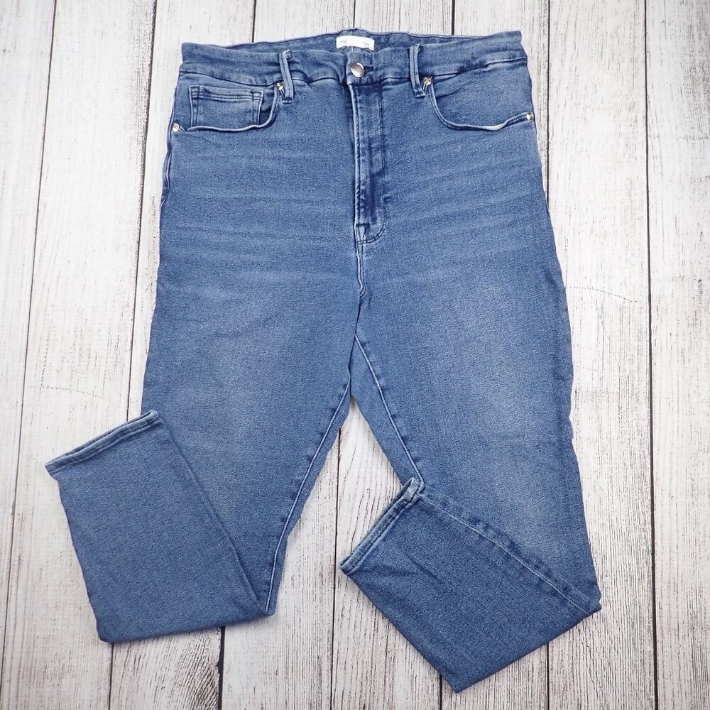 GOOD AMERICAN Skinny High Rise Jeans Women's Size 15